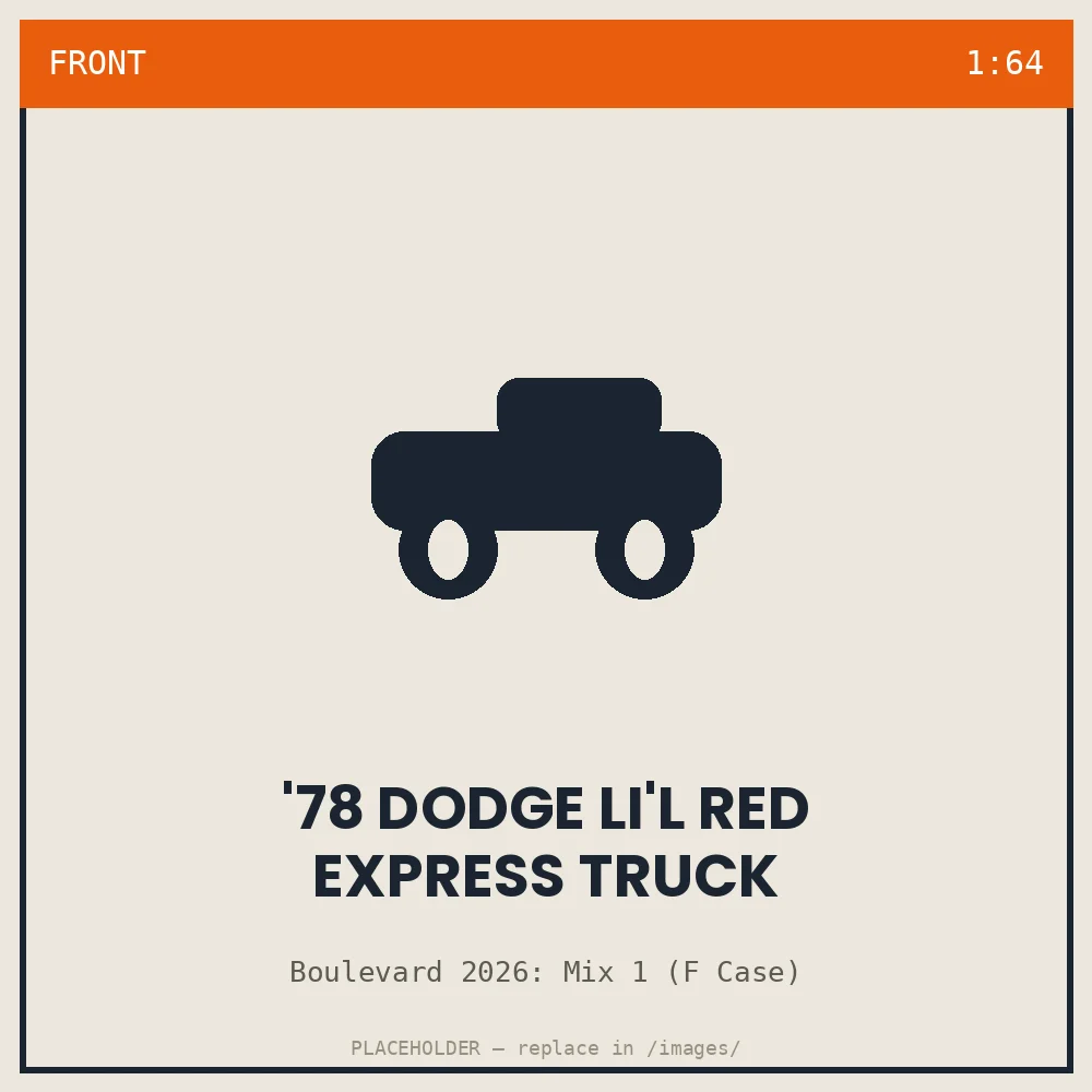 '78 Dodge Li'l Red Express Truck - front view