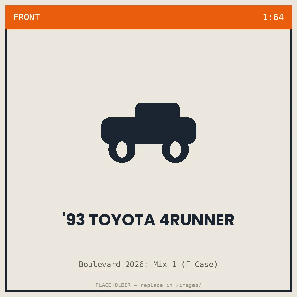 '93 Toyota 4Runner - front view