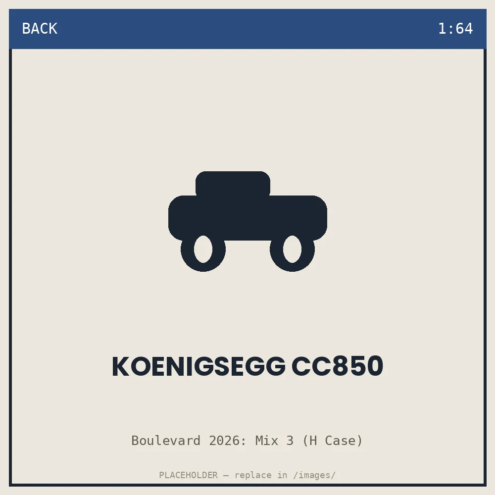 Koenigsegg CC850 - back view