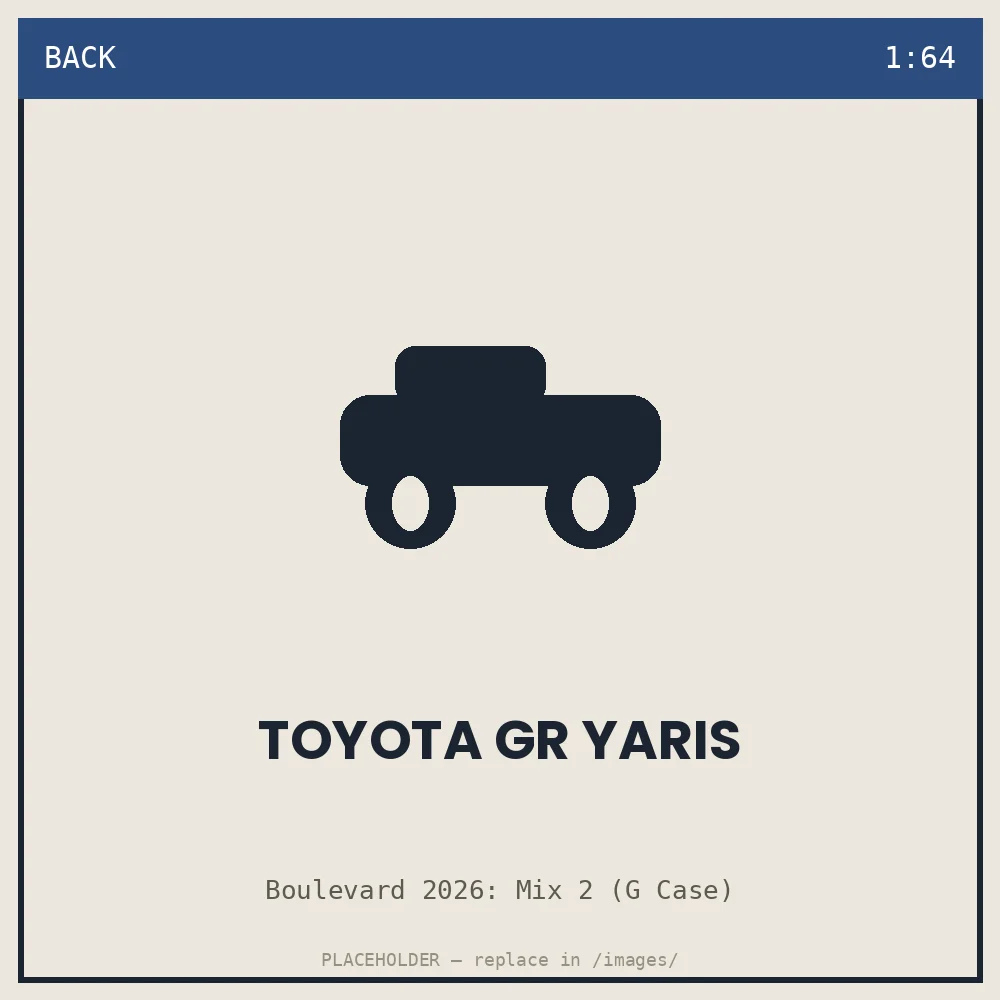 Toyota GR Yaris - back view