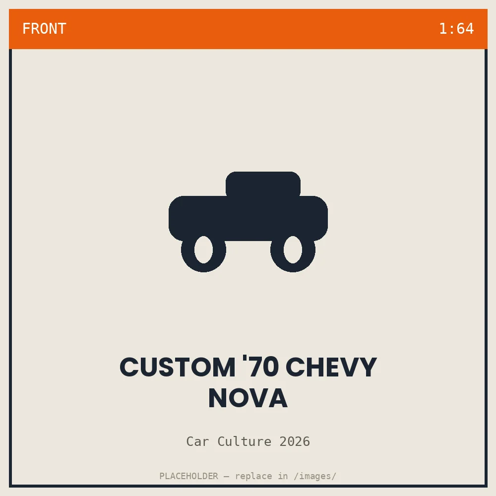 Custom '70 Chevy Nova - front view