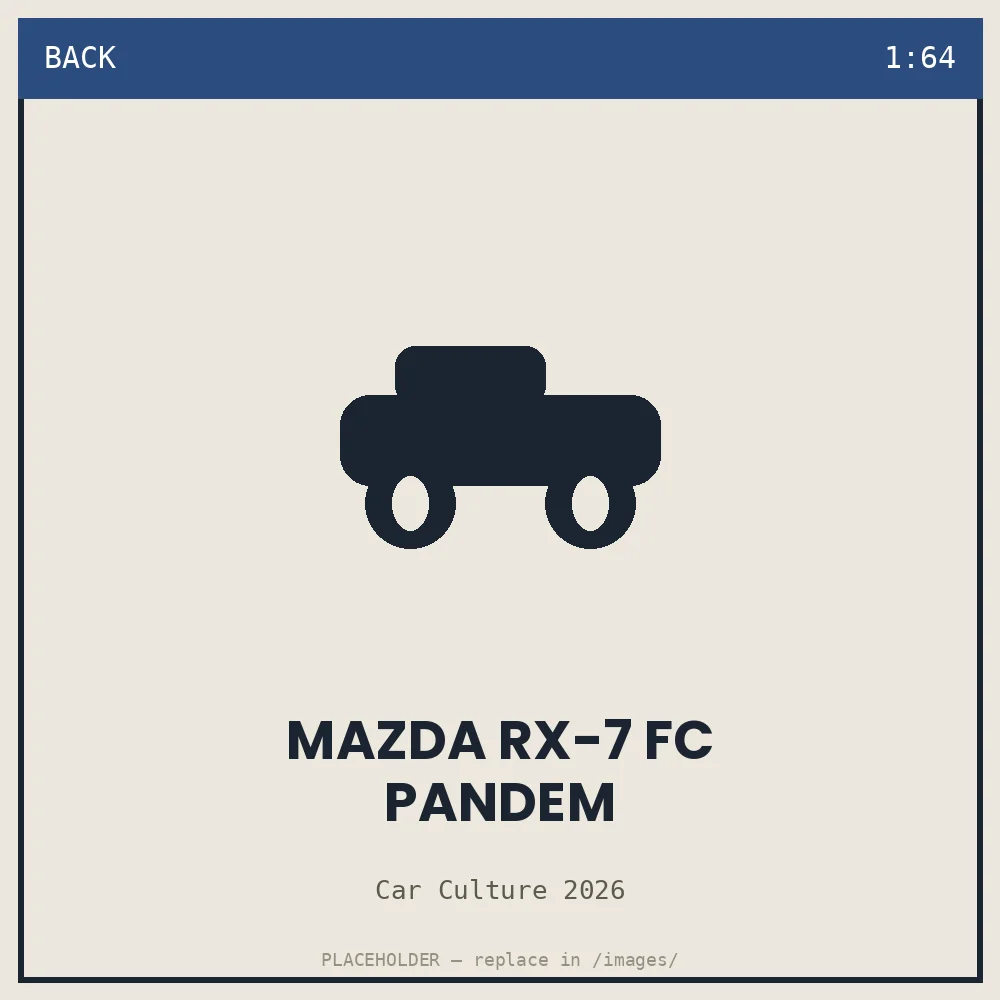 Mazda RX-7 FC Pandem - back view