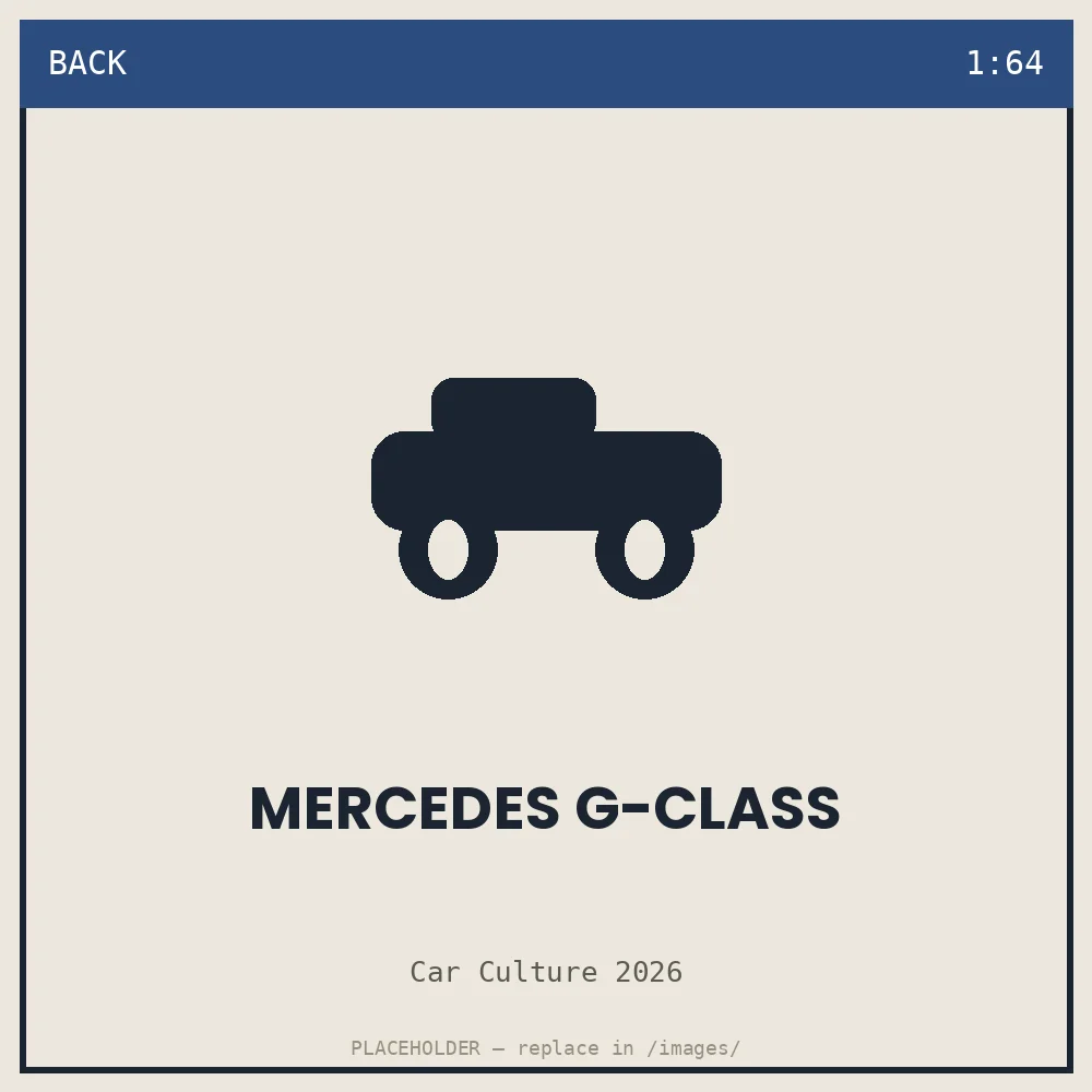 Mercedes G-Class - back view