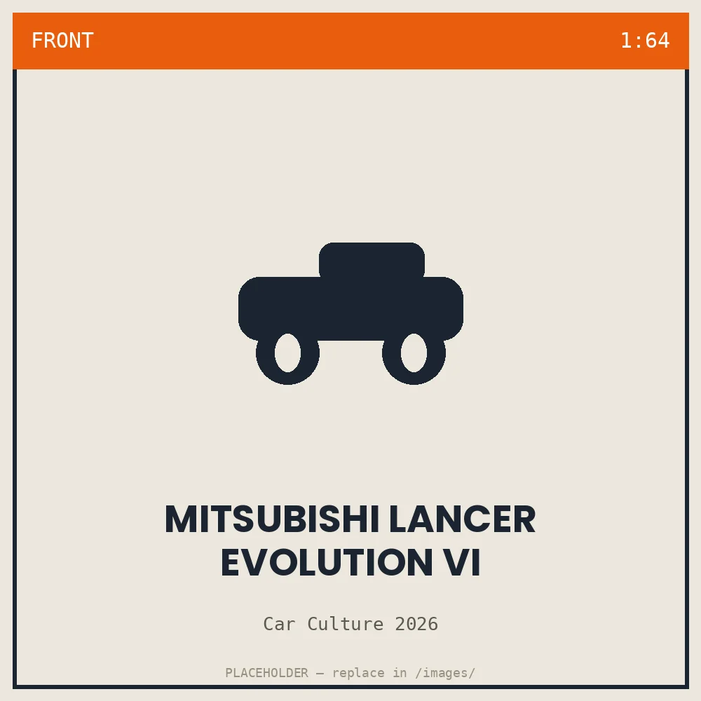Mitsubishi Lancer Evolution VI - front view