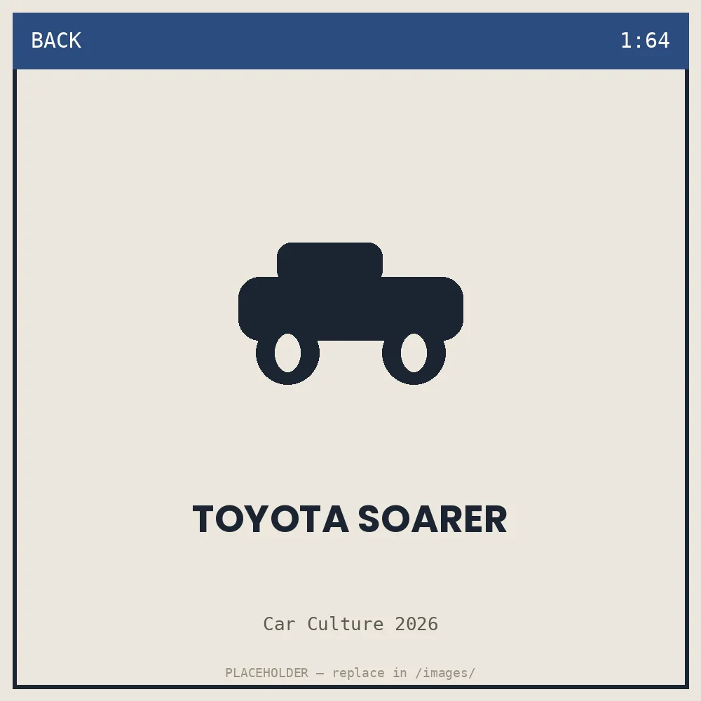 Toyota Soarer - back view