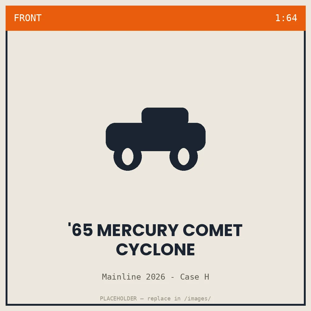 '65 Mercury Comet Cyclone - front view
