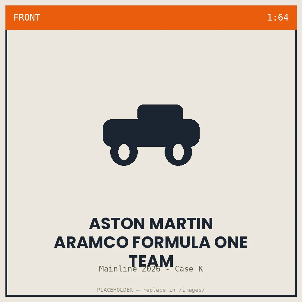 Aston Martin Aramco Formula One Team - front view