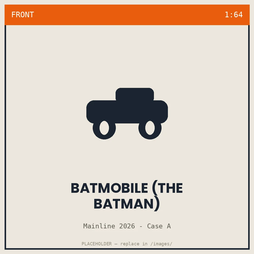 Batmobile (The Batman) - front view