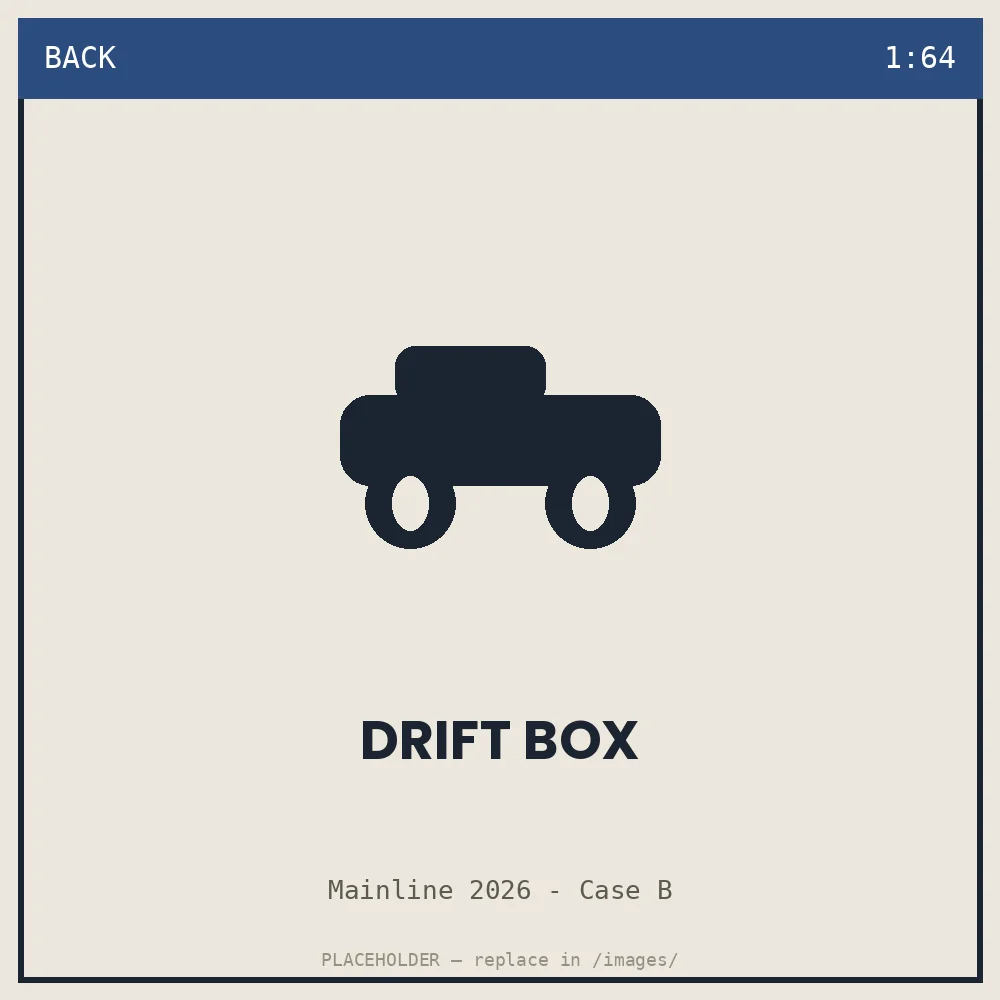Drift Box - back view