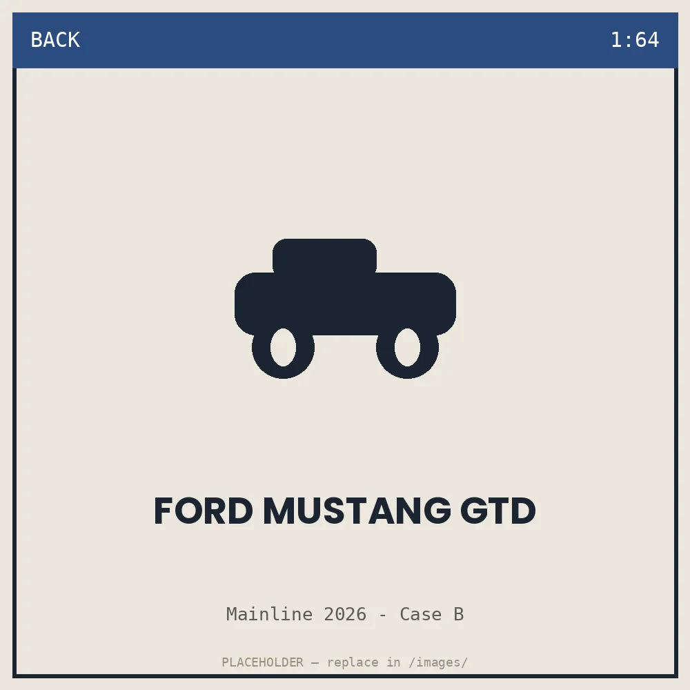 Ford Mustang GTD - back view