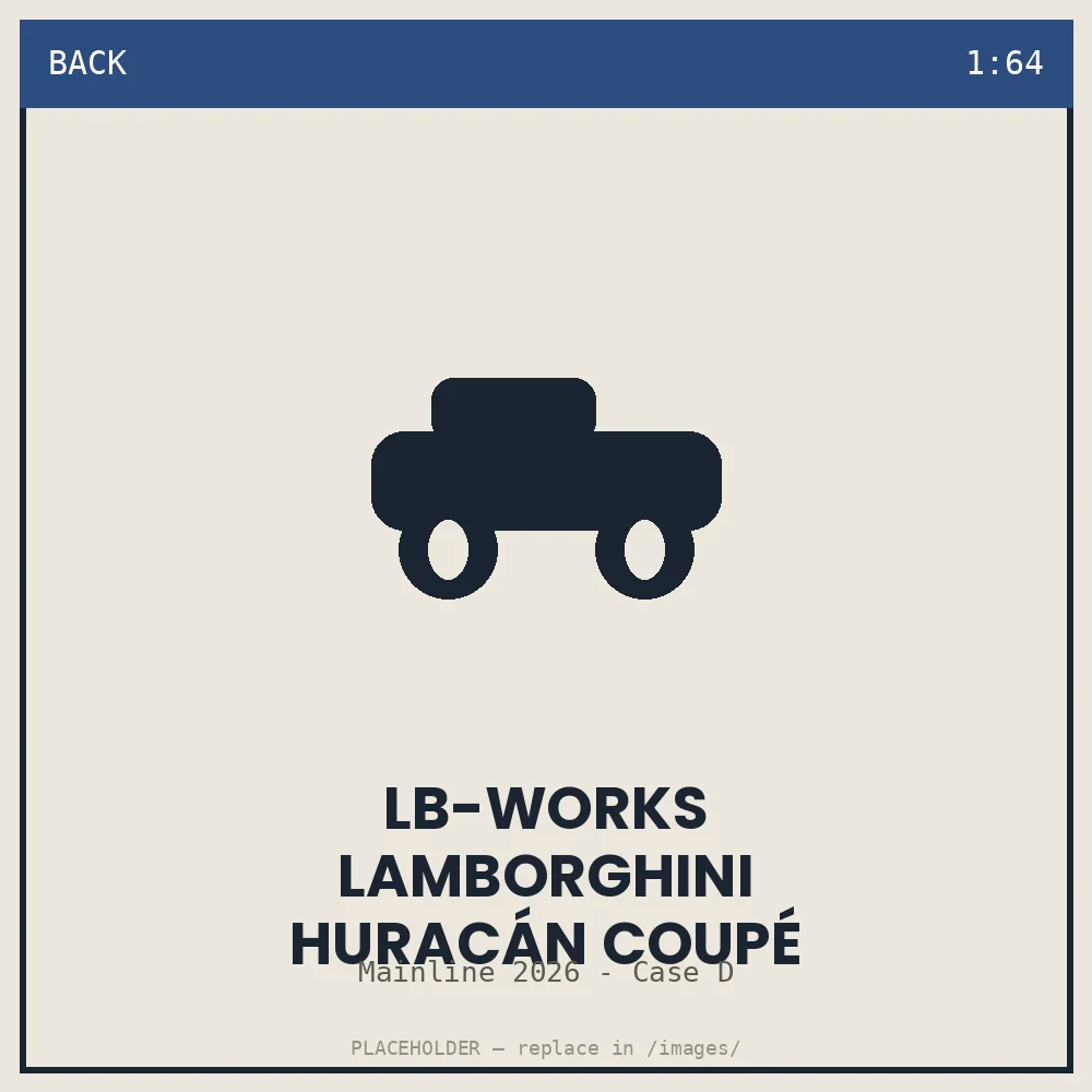 LB-Works Lamborghini Huracán Coupé - back view