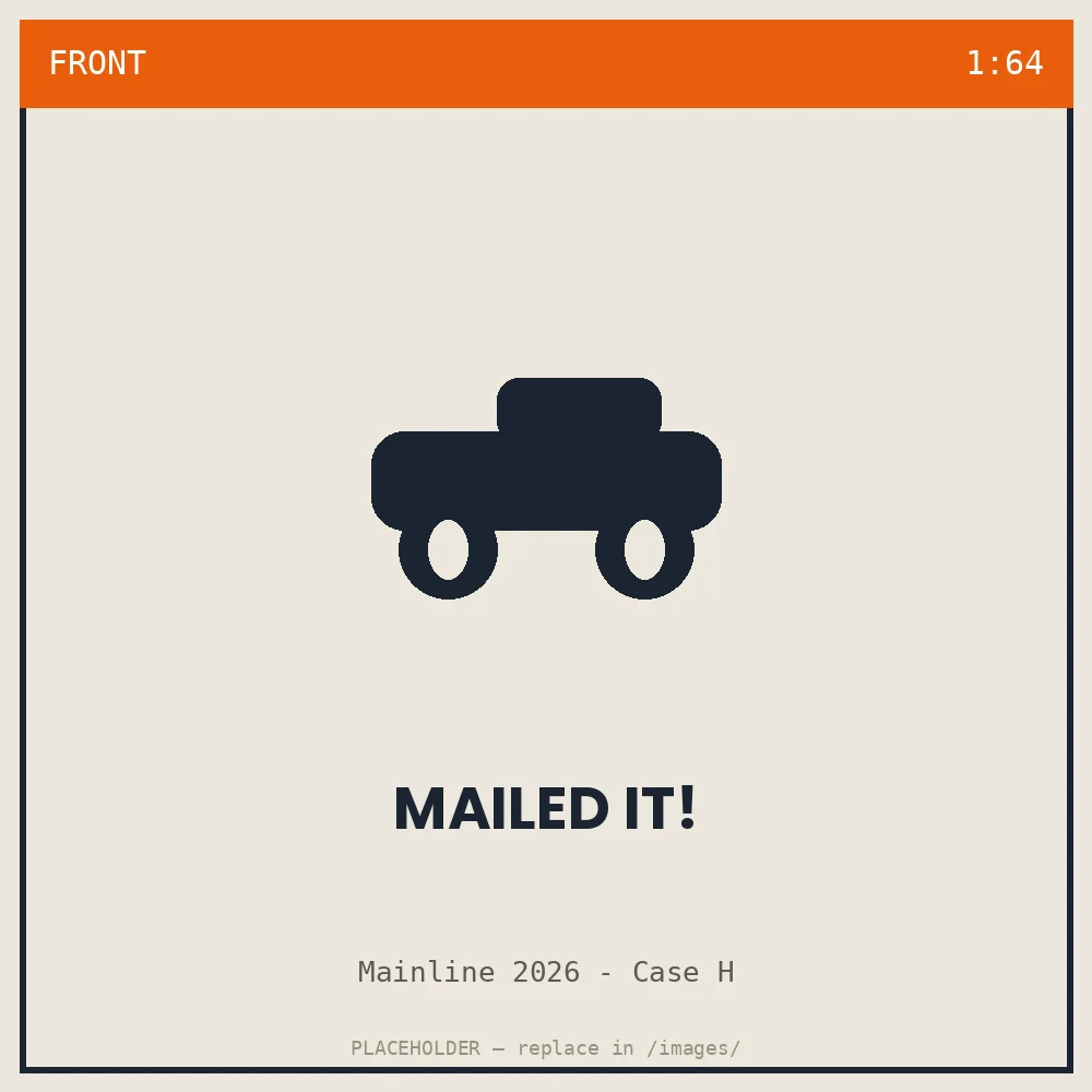 Mailed It! - front view