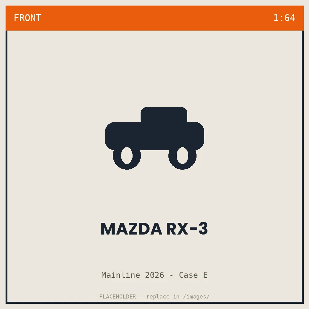 Mazda RX-3 - front view