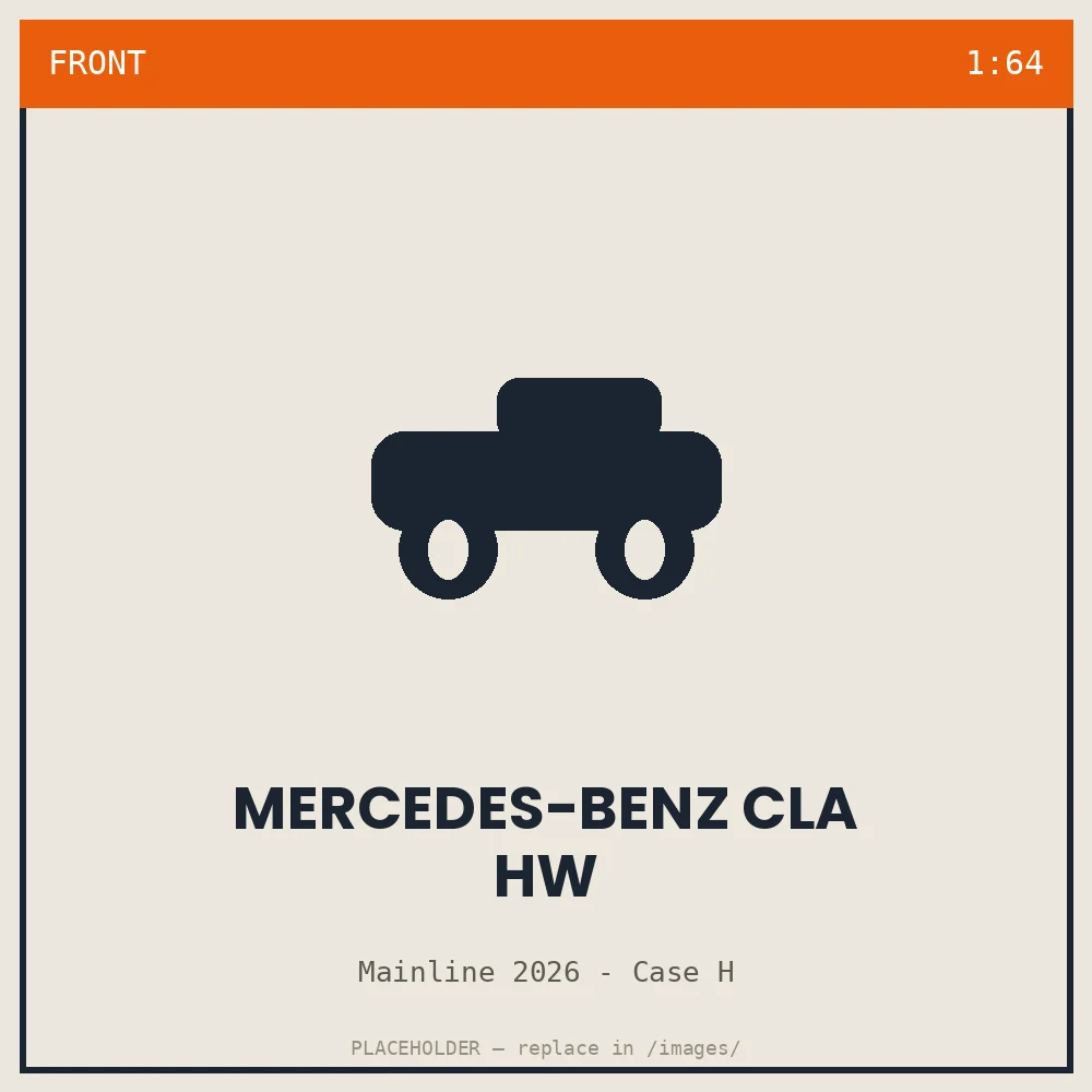 Mercedes-Benz CLA HW - front view