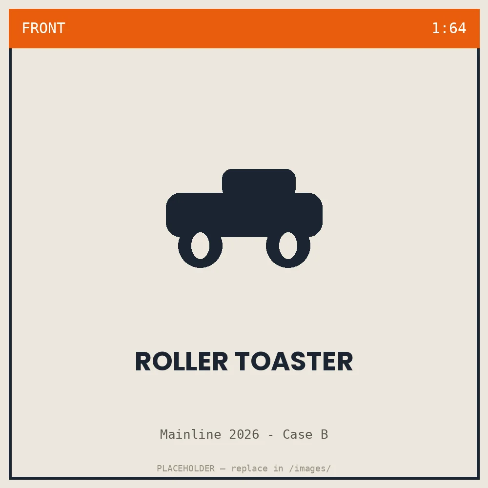 Roller Toaster - front view