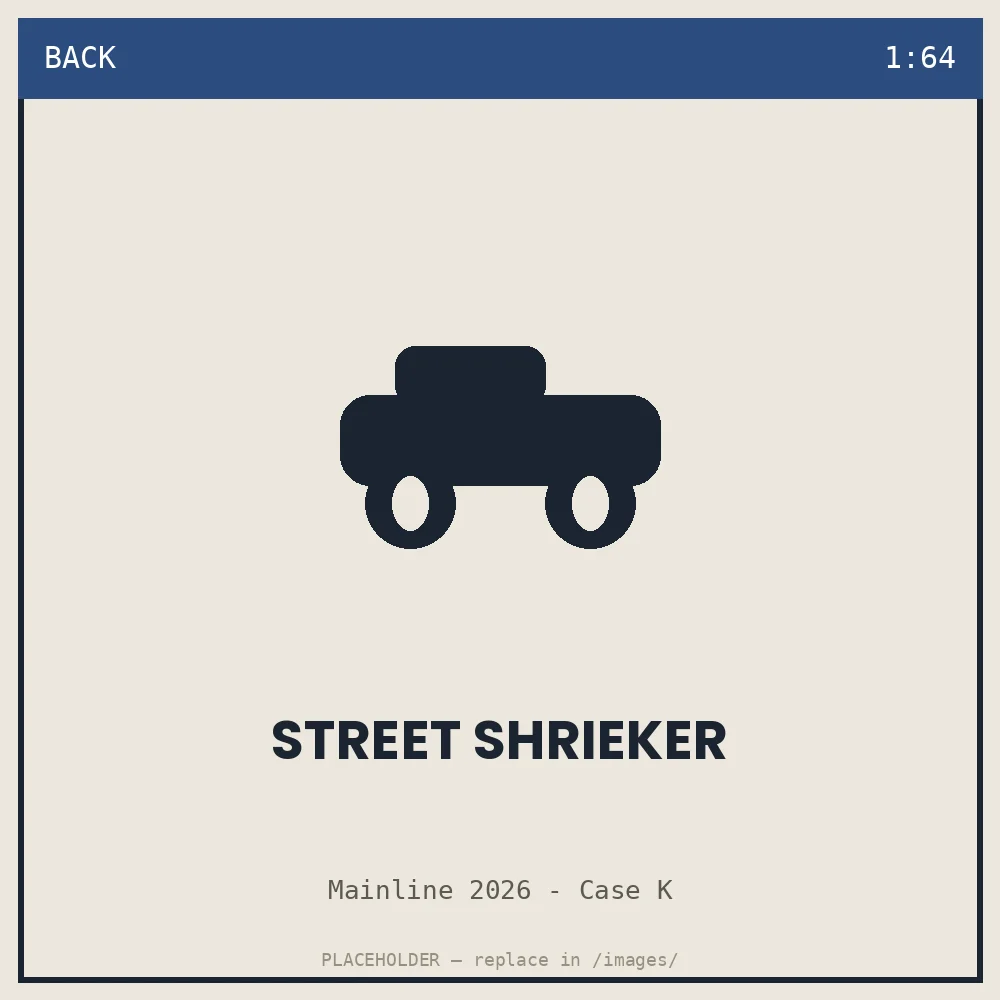 Street Shrieker - back view