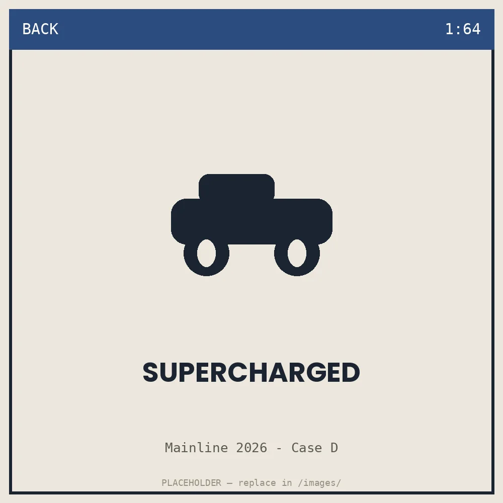 Supercharged - back view