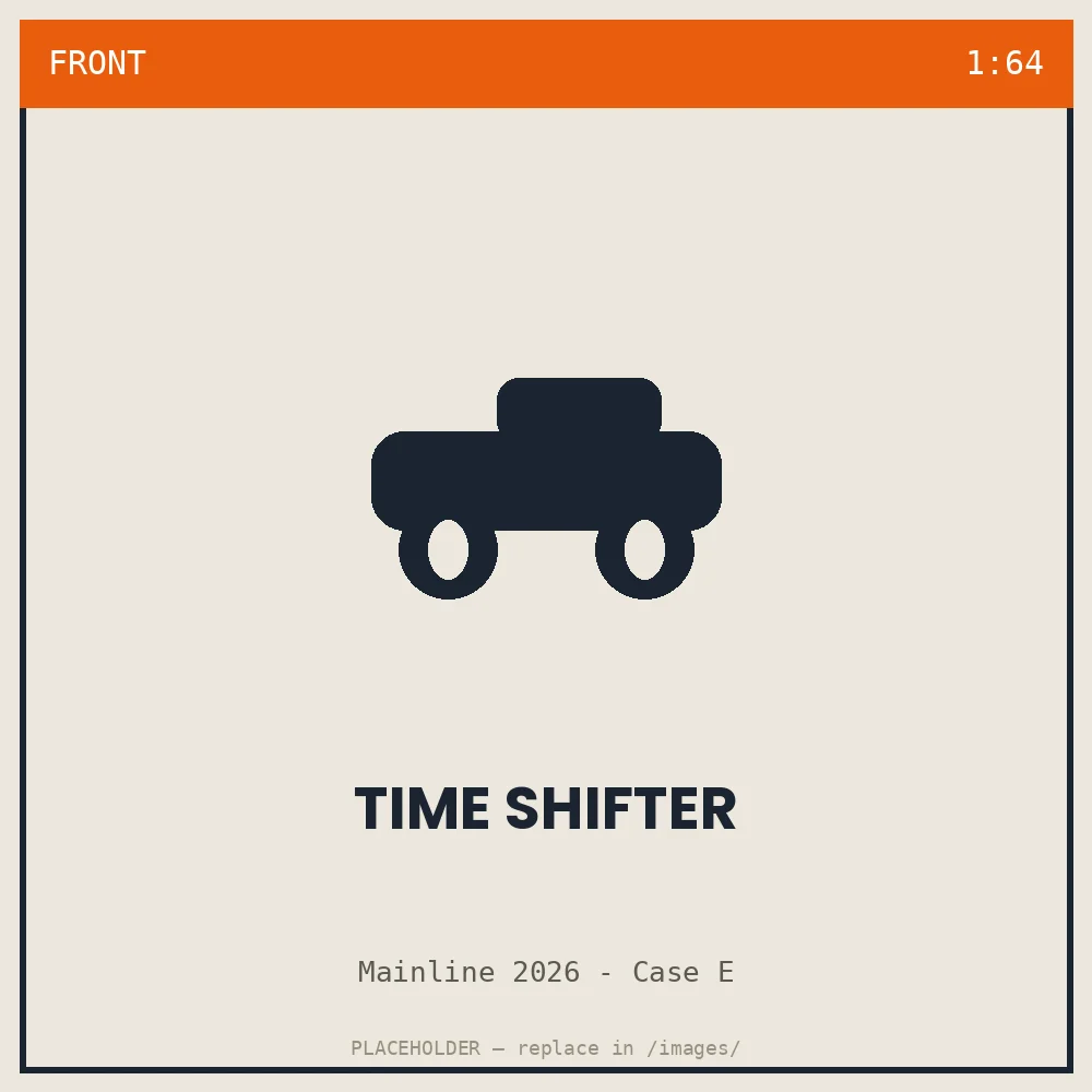 Time Shifter - front view