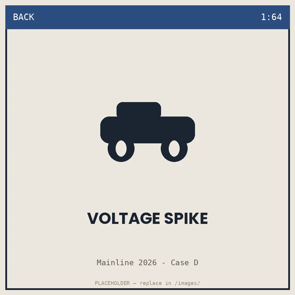 Voltage Spike - back view