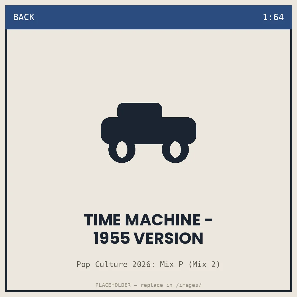 Time Machine - 1955 Version - back view