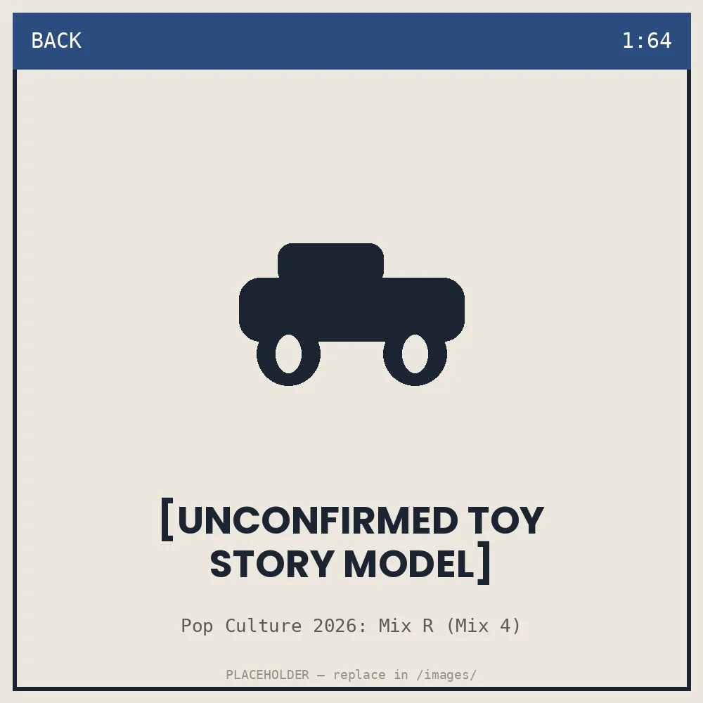 [Unconfirmed Toy Story model] - back view