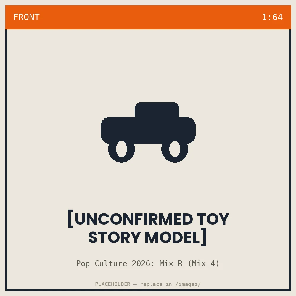 [Unconfirmed Toy Story model] - front view