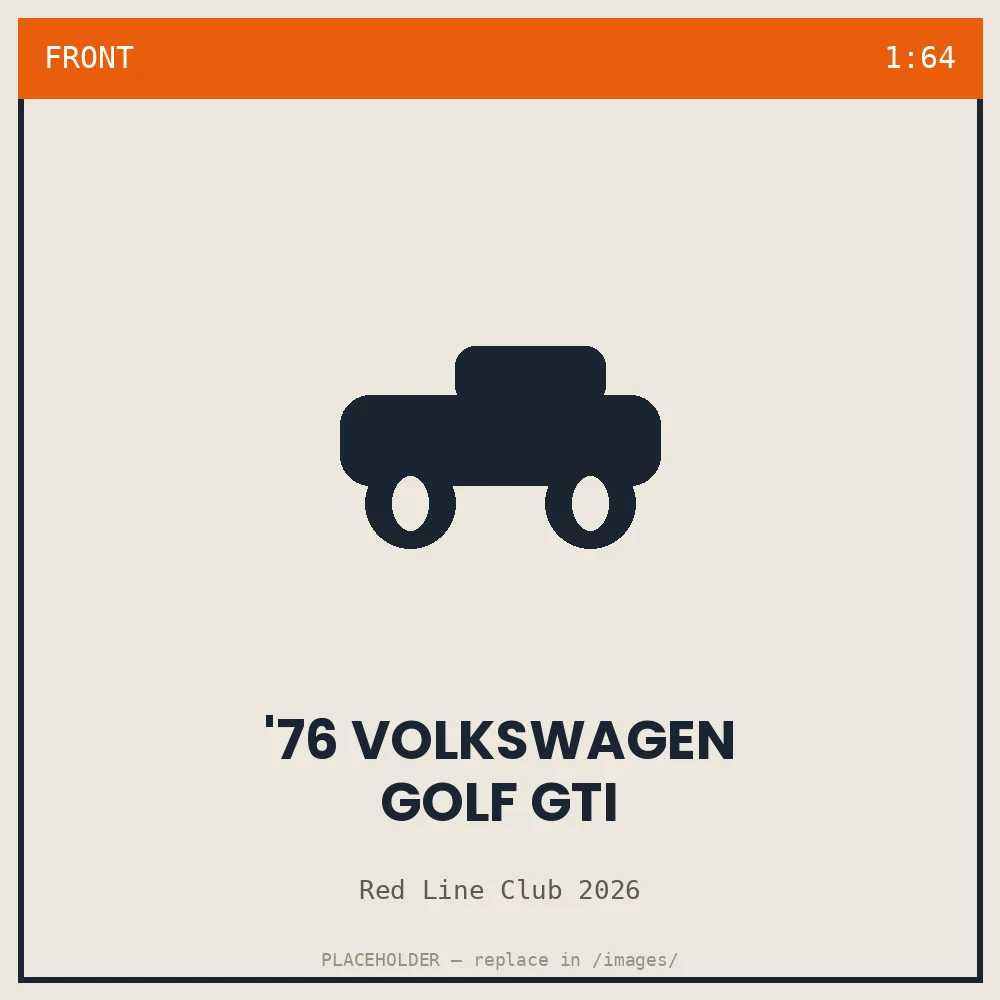 '76 Volkswagen Golf GTI - front view